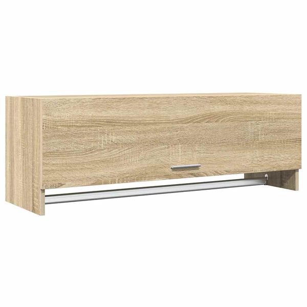 Armario de madera contrachapada roble Sonoma 100x325x35 cm Roble Sonoma 100 x 32,5 x 35 cm