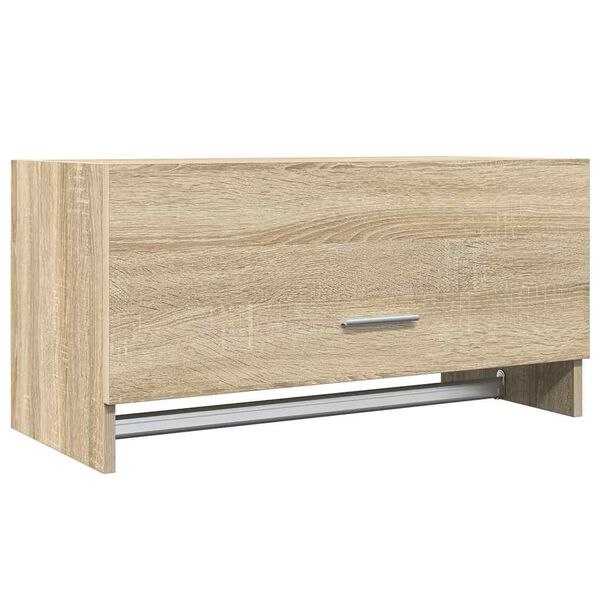 Armario de madera contrachapada color roble Sonoma 70x325x35cm Roble Sonoma 70 x 32,5 x 35 cm