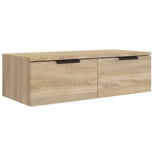 Armario de pared madera de ingeniería roble Sonoma 68x30x20 cm Roble Sonoma