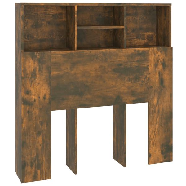 Armario cabecero roble ahumado 100x19x1035 cm Roble ahumado 100 x 19 x 103,5 cm