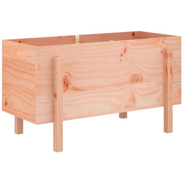 Arriate elevado jardín madera maciza abeto Douglas 101x50x57 cm Douglas natural 101 x 50 x 57 cm