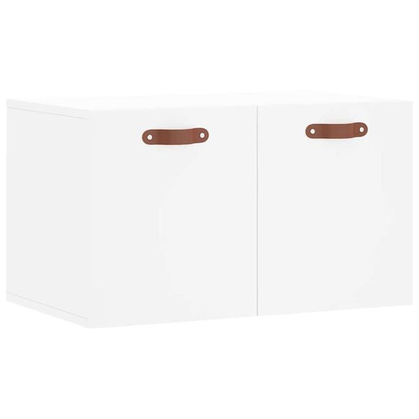 Armario de pared madera de ingeniería blanco 60x365x35 cm Blanco 60 x 36.5 x 35 cm