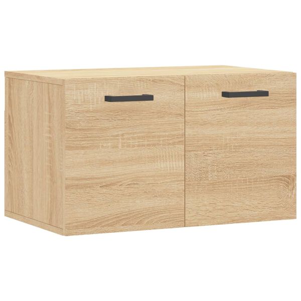 Armario de pared madera ingeniería roble Sonoma 60x365x35 cm Roble Sonoma 60 x 36,5 x 35 cm