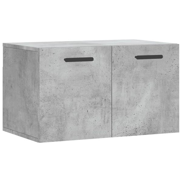 Armario de pared madera ingeniería gris hormigón 60x365x35 cm Gris hormigón 830032