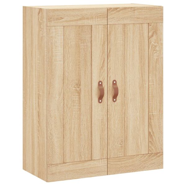 Armario de pared madera ingeniería roble Sonoma 695x34x90 cm Roble Sonoma