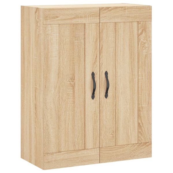 Armario de pared madera ingeniería roble Sonoma 695x34x90 cm Roble Sonoma 830375