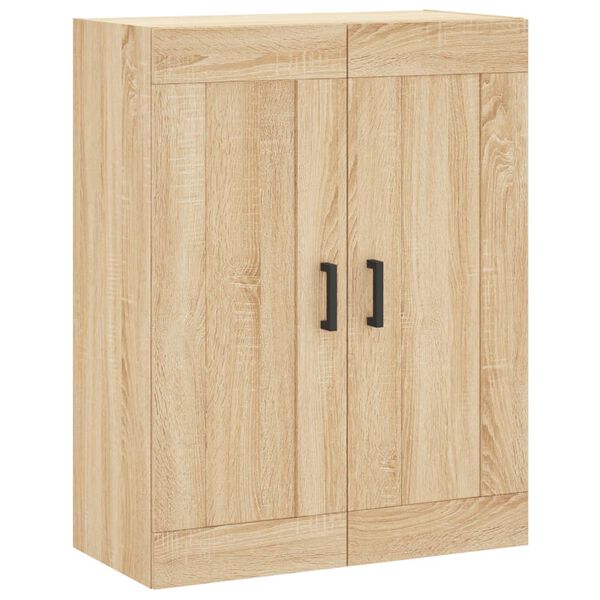 Armario de pared madera ingeniería roble Sonoma 695x34x90 cm Roble Sonoma 830383