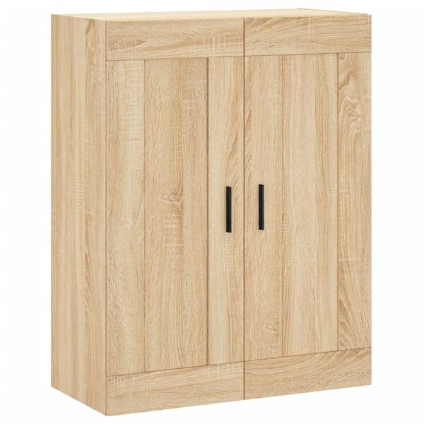 Armario de pared madera ingeniería roble Sonoma 695x34x90 cm Roble Sonoma 830399