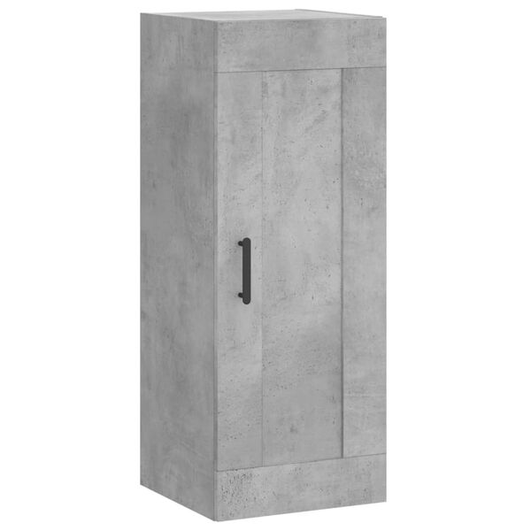 Armario de pared madera ingeniería gris hormigón 345x34x90 cm Gris hormigón 830512