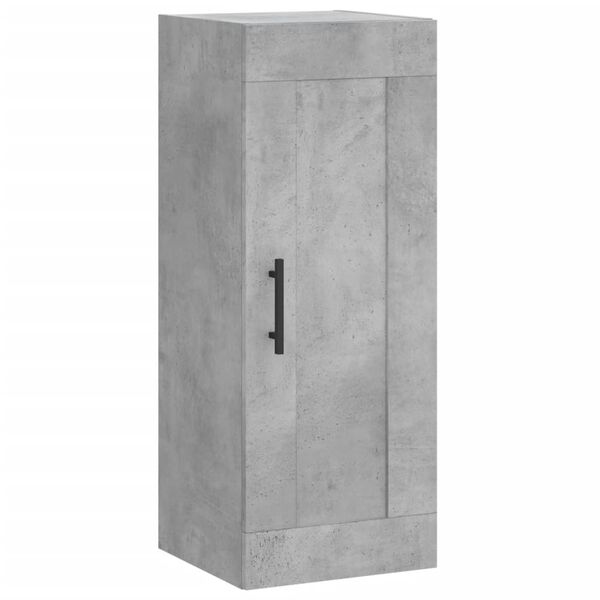 Armario de pared madera ingeniería gris hormigón 345x34x90 cm Gris hormigón 830528