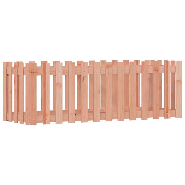 Arriate elevado jardín valla madera maciza Douglas 150x50x50 cm Douglas natural 150 x 50 x 50 cm
