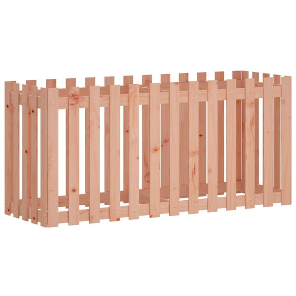 Arriate elevado jardín valla madera maciza Douglas 150x50x70 cm Douglas natural 150 x 50 x 70 cm