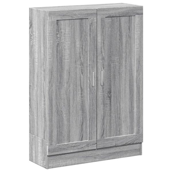 Armario de madera de ingeniería gris sonoma 825x305x115 cm Gris sonoma 115 cm