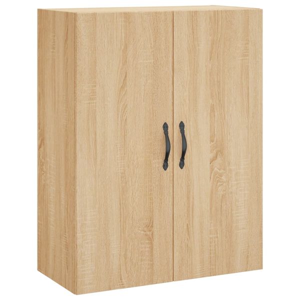 Armario de pared madera ingeniería roble Sonoma 695x34x90 cm Roble Sonoma 834981