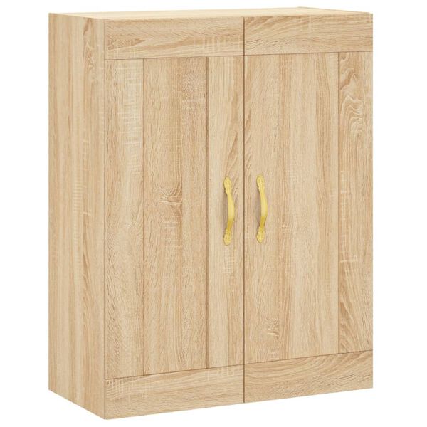 Armario de pared madera ingeniería roble Sonoma 695x34x90 cm Roble Sonoma 835013