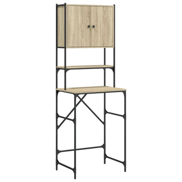 Armario de lavadora color roble Sonoma 68x485x194 cm Roble Sonoma