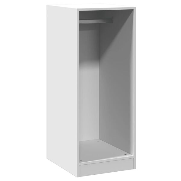 Armario de madera de ingeniería blanco 48x41x102 cm Blanco 41 x 48 x 102 cm con varilla