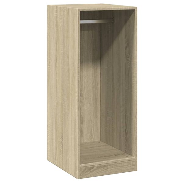 Armario de madera de ingeniería roble Sonoma 48x41x102 cm Roble Sonoma 41 x 48 x 102 cm con varilla