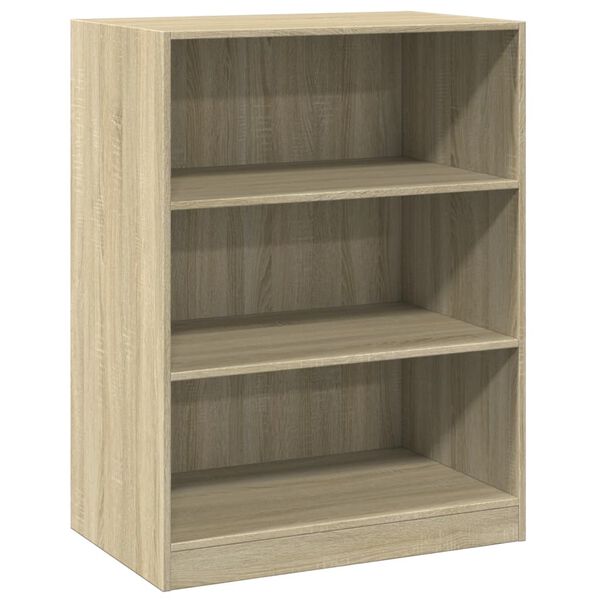Armario de madera de ingeniería roble Sonoma 77x48x102 cm Roble Sonoma 77 x 48 x 102 cm sin varilla