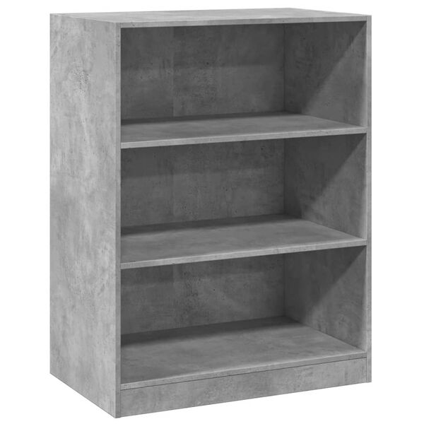 Armario de madera de ingeniería gris hormigón 77x48x102 cm Gris hormigón 77 x 48 x 102 cm sin varilla
