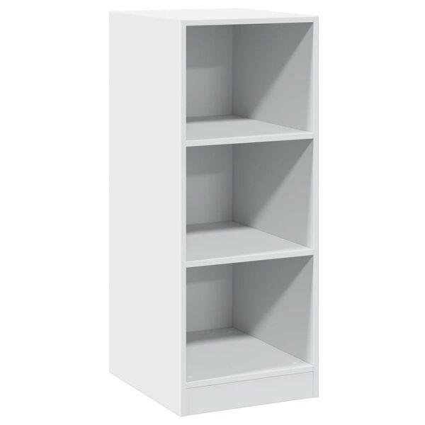 Armario de madera de ingeniería blanco 48x41x102 cm Blanco 41 x 48 x 102 cm sin varilla