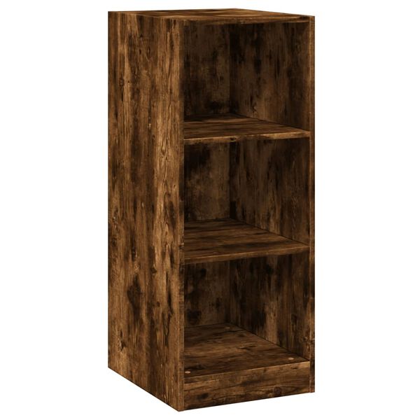Armario de madera de ingeniería roble ahumado 48x41x102 cm Roble ahumado 41 x 48 x 102 cm sin varilla