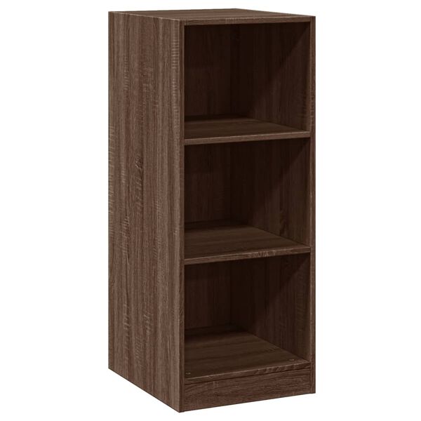 Armario de madera de ingeniería marrón roble 48x41x102 cm Marrón roble 41 x 48 x 102 cm sin varilla