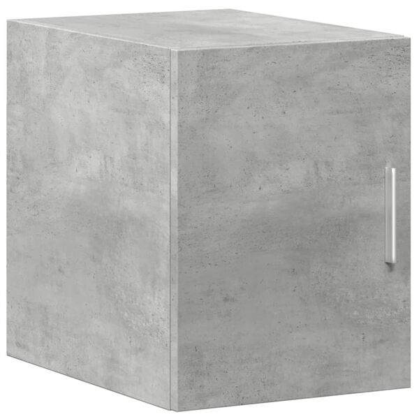 Armario de pared madera ingeniería gris hormigón 30x425x40 cm Gris hormigón