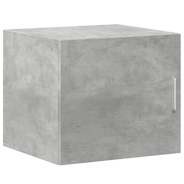Armario de pared madera ingeniería gris hormigón 45x425x40 cm Gris hormigón