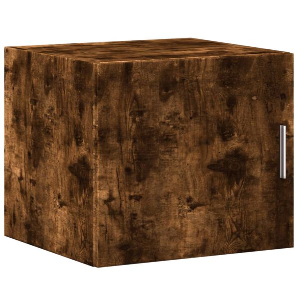 Armario de pared madera ingeniería roble ahumado 45x425x40 cm Roble ahumado