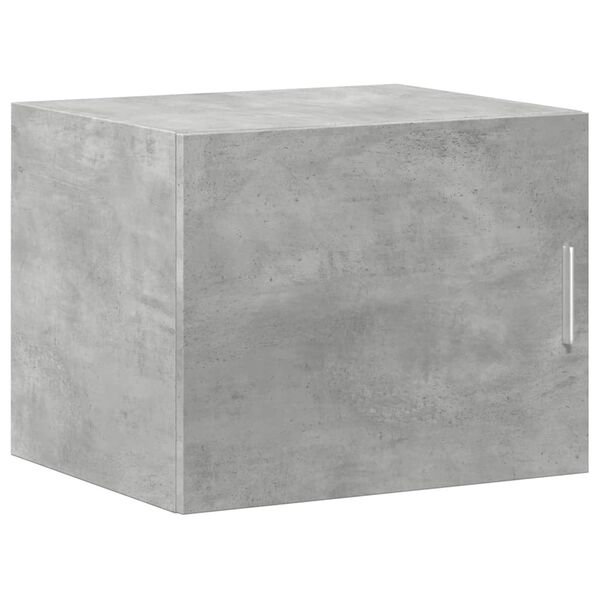 Armario de pared madera ingeniería gris hormigón 50x425x40 cm Gris hormigón