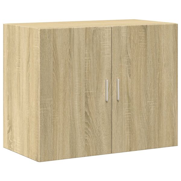 Armario de pared madera ingeniería roble Sonoma 80x425x64 cm Roble Sonoma