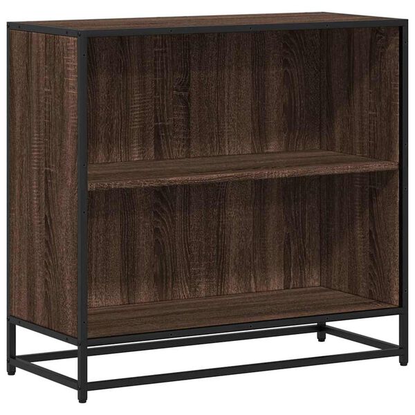 Armario de madera de ingeniería roble oscuro 805x35x76 cm Marrón roble 76 cm 80.5 cm