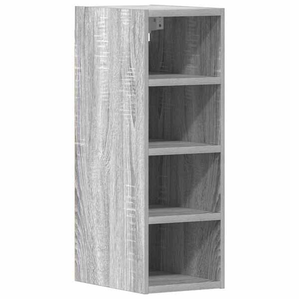 Armario colgante «Riga» gris Sonoma 20x295x60 cm madera de ingeniería Gris sonoma 1 armario colgante (4 estantes) de 20 cm de ancho y 60 cm de alto