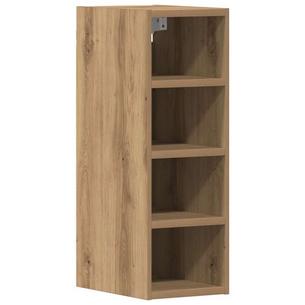 Armario colgante «Riga» roble artesanal 20x295x60 cm madera de ingeniería Roble artisan 1 armario colgante (4 estantes) de 20 cm de ancho y 60 cm de alto