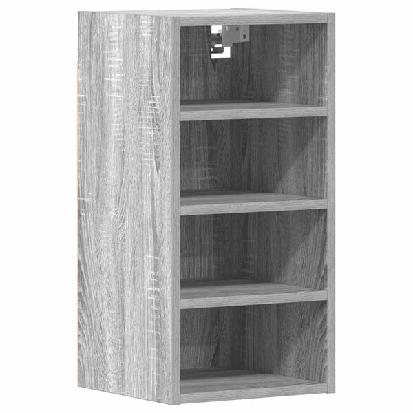 Armario colgante «Riga» gris Sonoma 30x295x60 cm madera de ingeniería Gris sonoma 1 armario colgante (4 estantes) de 30 cm de ancho y 60 cm de alto