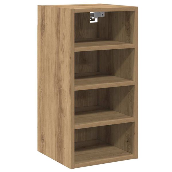 Armario colgante «Riga» roble artesanal 30x295x60 cm madera de ingeniería Roble artisan 1 armario colgante (4 estantes) de 30 cm de ancho y 60 cm de alto