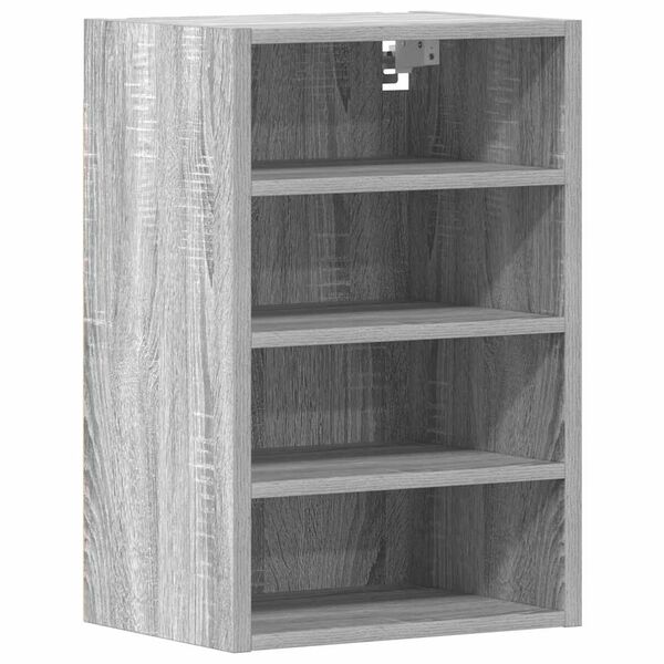 Armario colgante «Riga» gris Sonoma 40x295x60 cm madera de ingeniería Gris sonoma 1 armario colgante (4 estantes) de 40 cm de ancho y 60 cm de alto