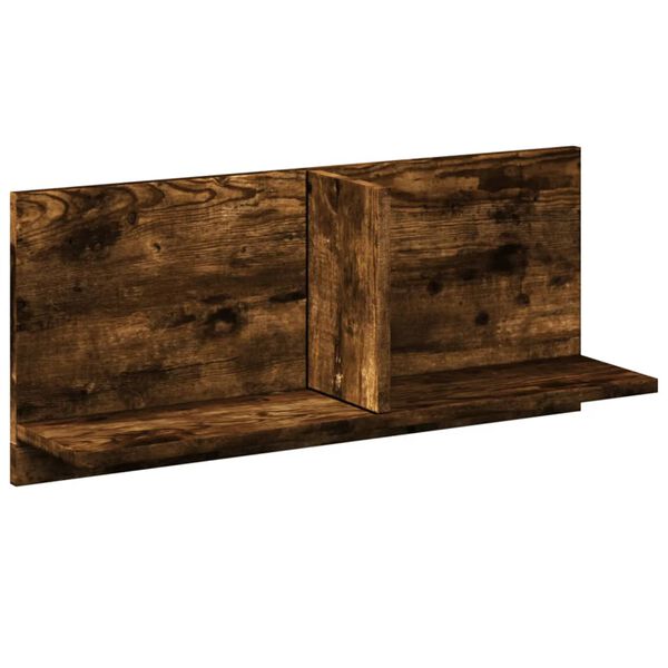 Armario de pared madera ingeniería roble ahumado 70x165x30 cm Roble ahumado 70 x 16.5 x 30 cm