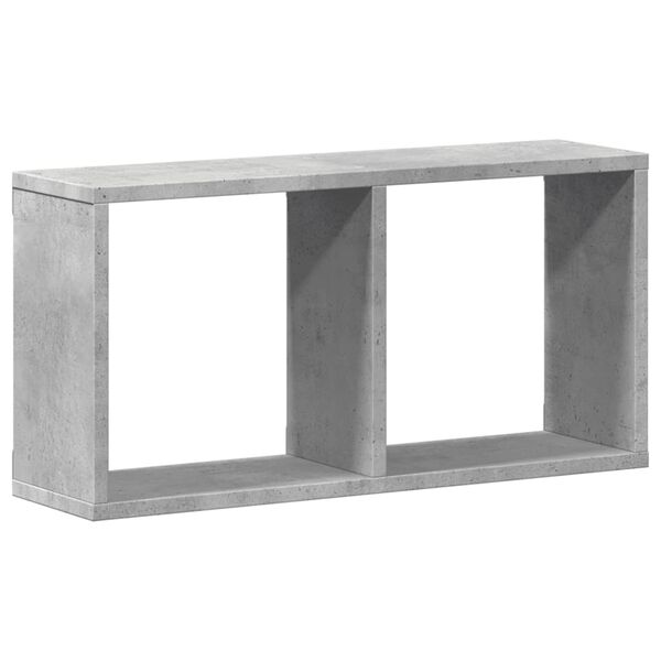 Armario de pared madera ingeniería gris hormigón 60x16x30 cm Gris hormigón
