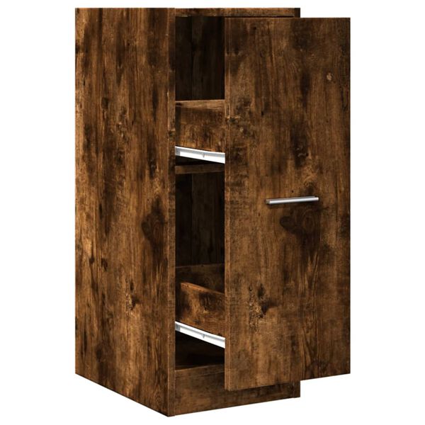 Armario botiquín madera ingeniería roble Sonoma 30x41x775 cm Roble ahumado 30 x 41 x 77.5 cm