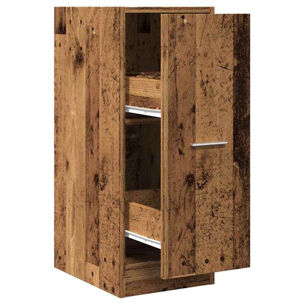 Armario botiquín madera de ingeniería envejecido 30x41x775 cm Madera antigua 30 x 41 x 77.5 cm