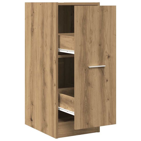 Armario botiquín madera ingeniería roble artisian 30x41x775 cm Roble 30 x 41 x 77.5 cm