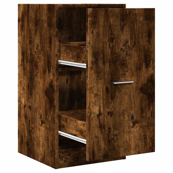 Armario botiquín madera ingeniería roble Sonoma 40x41x775 cm Roble ahumado 40 x 41 x 77,5 cm