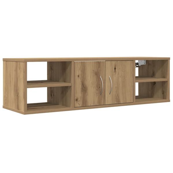 Armario de pared madera de ingeniería roble artisan 101x30x29cm Roble artisan