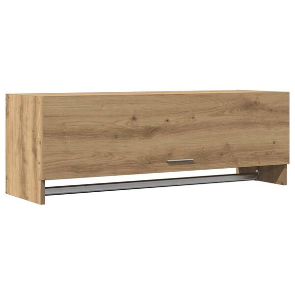 Armario de madera de ingeniería roble artesanal 100x325x35 cm Roble artisan 100 x 32,5 x 35 cm