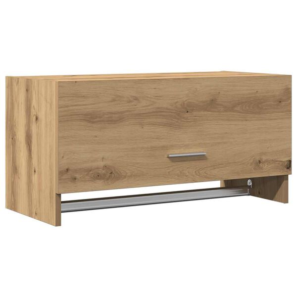 Armario de madera de ingeniería roble artesanal 70x325x35 cm Roble artisan 70 x 32,5 x 35 cm