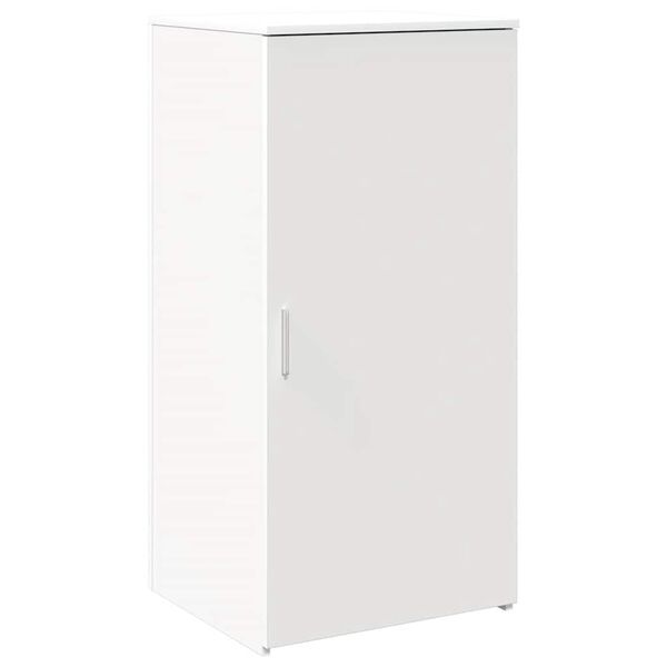Armario de madera de ingeniería blanco 50x45x1035 cm Blanco 50 x 45 x 103.5 cm