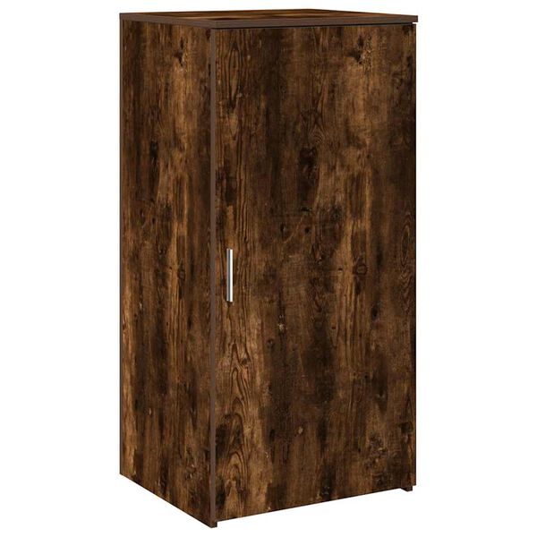 Armario de madera de ingeniería roble ahumado 50x45x1035 cm Roble ahumado 50 x 45 x 103.5 cm