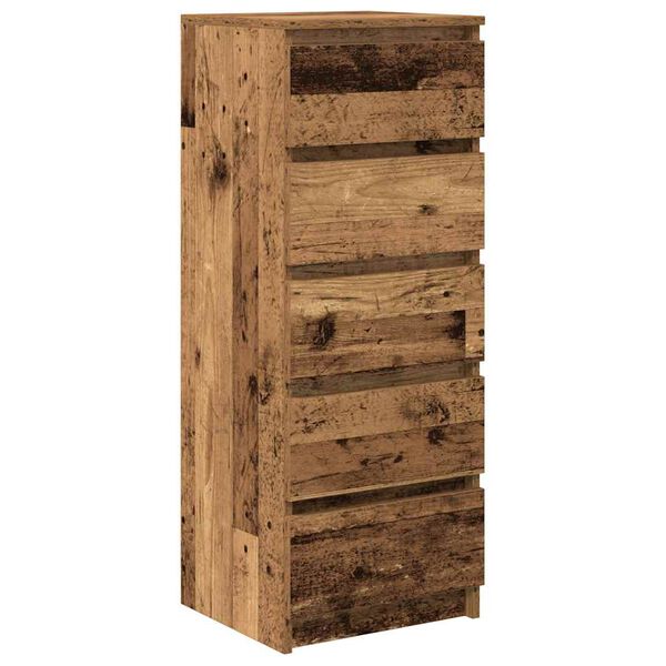 Aparador con cajones madera vieja 375x35x99 cm Madera antigua